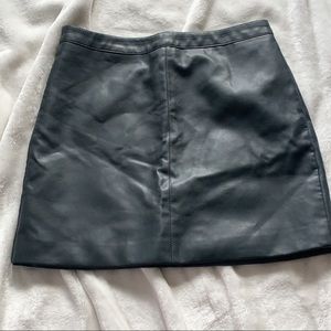 Gliks Leather Skirt